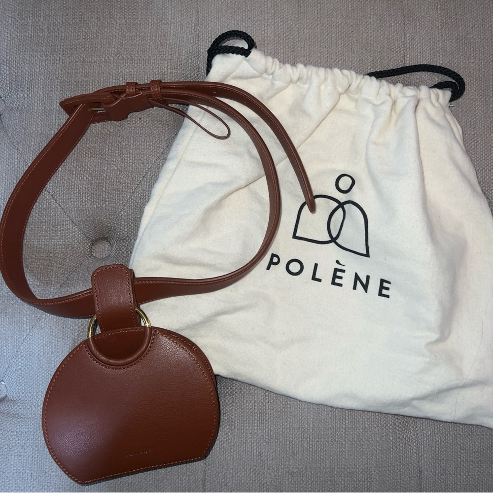 Polene Numero Six Small Leather Hand Bag
